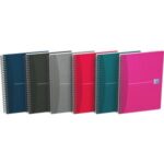 Blok Oxford Essentials, A5, 90 listov, linajkový, mix farieb