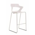 Barová stolička Aoki Bar, biela