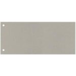 Kartónový rozraďovač Q-CONNECT úzky sivý