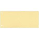 Kartónový rozraďovač Q-CONNECT úzky žltý