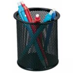 Drôtený stojan na perá 90 x 100 mm čierny