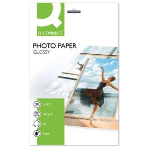 Fotopapier Q-CONNECT vysoký lesk, 180 g, 20 hárkov