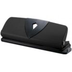 Štvordierovačka Q-CONNECT na 16 listov čierna