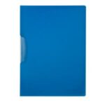 Obal s klipom plastovým Q-CONNECT KF01234 modrý