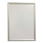 Klaprám Q-CONNECT A4, ostrý roh, strieborný