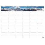 Týždenná plánovacia mapa A2 63 x 48 cm s fotografiou bez spodnej lišty