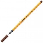 Liner STABILO Point 88 hnedý