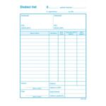 Dodací list s DPH, samoprepis, A5, 100 listov