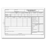 Záznam o prevádzke vozidla nákladnej dopravy, A4, 100 listov, číslovanie