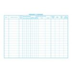 Kniha príchodov a odchodov, A4, 30 listov