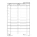 Kniha došlej a odoslanej pošty, A4, tvrdá väzba, 96 listov