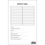 Spisový obal, A4 dvojlist, 500 ks