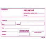 Príjmový pokladničný doklad bez DPH, A6, 100 listov