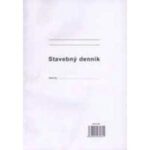 Stavebný denník, A4, 25x3+8 listov, samoprepis, číslovaný