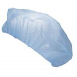 Jednorazová čiapka skladaná modrá (100 ks)
